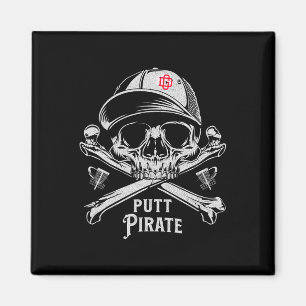 Imán Disc Golf - Putt Pirata I Divertido Sarcástico