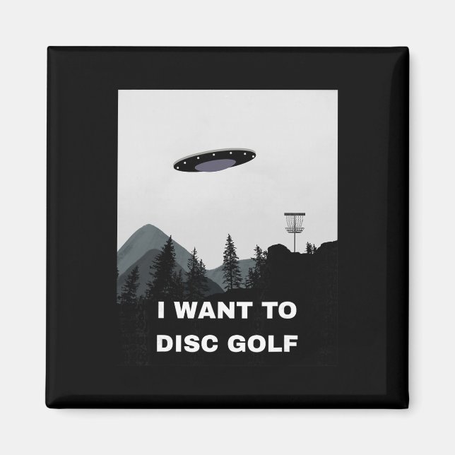 Imán Disc Golf Ufo  (Frente)