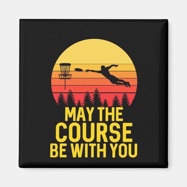 Imán Disc Golf With You (Frente)
