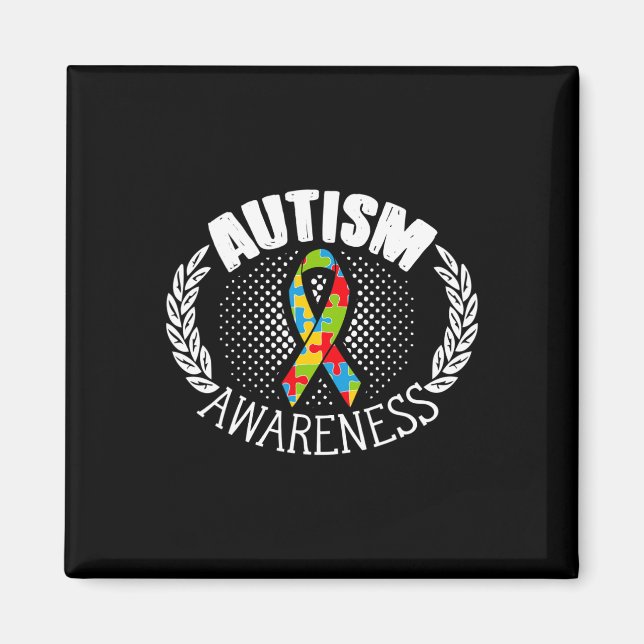 Imán Discapacidades de sensibilización sobre autismo Me (Frente)