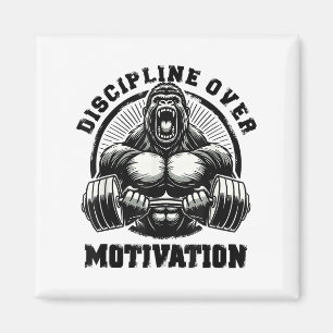 Imán Disciplina Sobre Motivación Pesas Gimnasio Citas G