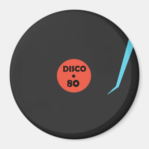 Imán Disco 80 Record Magnet - Fiesta de danza