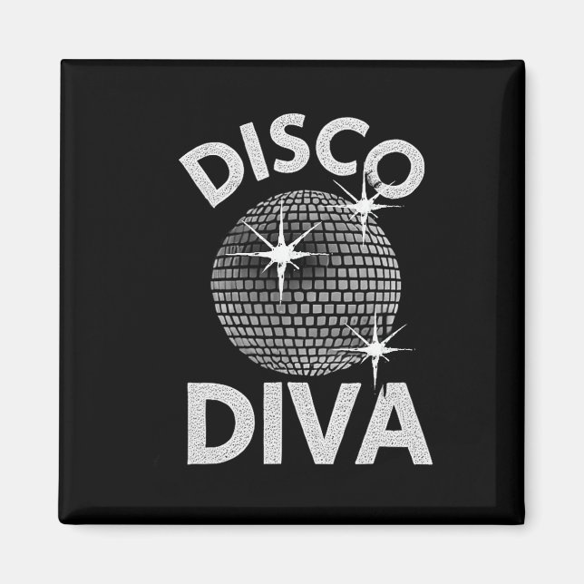 Imán Disco Ball Disco Diva Queen1 (Frente)