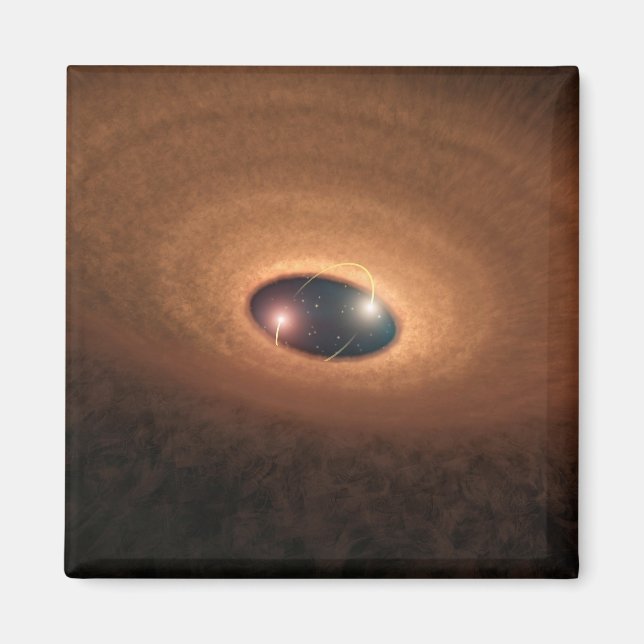Imán Disco De Dusty Material Leftover De Star Formation (Frente)