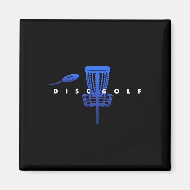 Imán Disco de Golf Estilizado con Sket y Disco - Disco  (Frente)