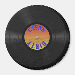 Imán Disco de vinilo de encargo falso