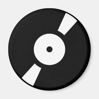Imán disco de vinilo retro