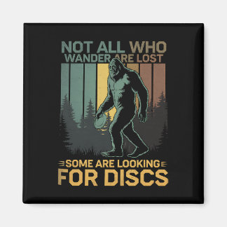 Imán Disco Golf Sasquatch Bigfoot Jugador de Disco Golf