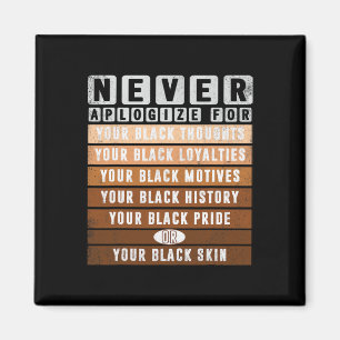 Imán Disculpen al Mes de la Historia Negra Blm Melanin
