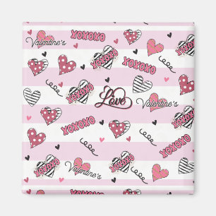 Imán Diseñado por El día de San Valentín XOXO