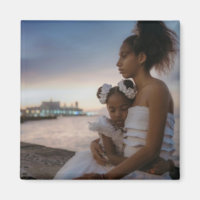 Imán Diseñar su propia foto Personalizado (Frente)