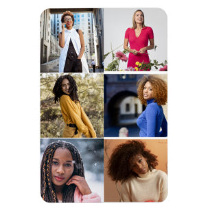 Imán Diseñar su propio Collage de fotos de 6