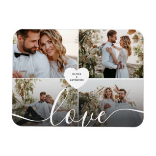 Imán Diseñar tu propia fotografía del Collage de amor