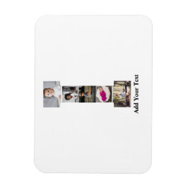 Imán Diseñar tu propia letra I Collage de fotos