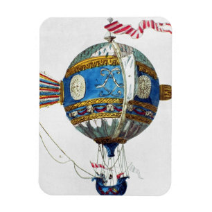 Imán Diseñe para un globo de aire caliente con un