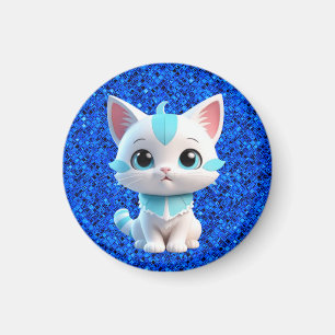 Imán Diseño 3D 3D de Personalizado Cute Kitten-38063
