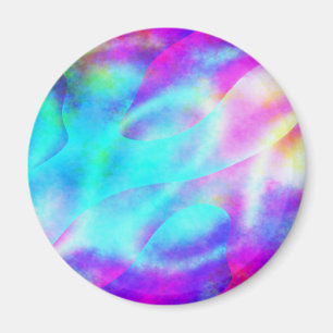 Imán Diseño abstracto de la franja de arco iris