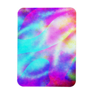 Imán Diseño abstracto de la franja de arco iris