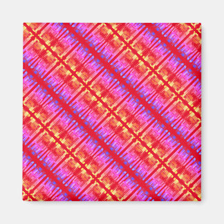 Imán Diseño abstracto moderno de colores vivos