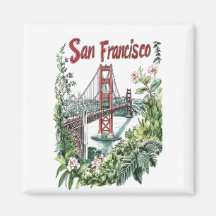 Imán Diseño acuático del puente Golden Gate de San Fran