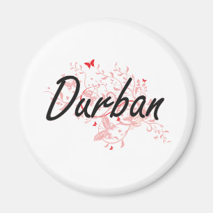 Imán Diseño artístico de la ciudad de Durban Suráfri