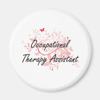 Imán Diseño artístico de trabajo de auxiliar de terapia