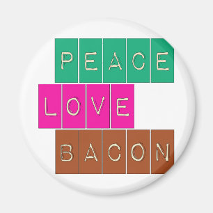 Imán Diseño brillante de los colores del tocino del