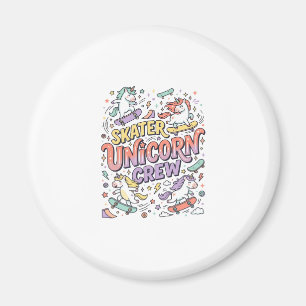Imán Diseño caprichoso de la tripulación de patinador u