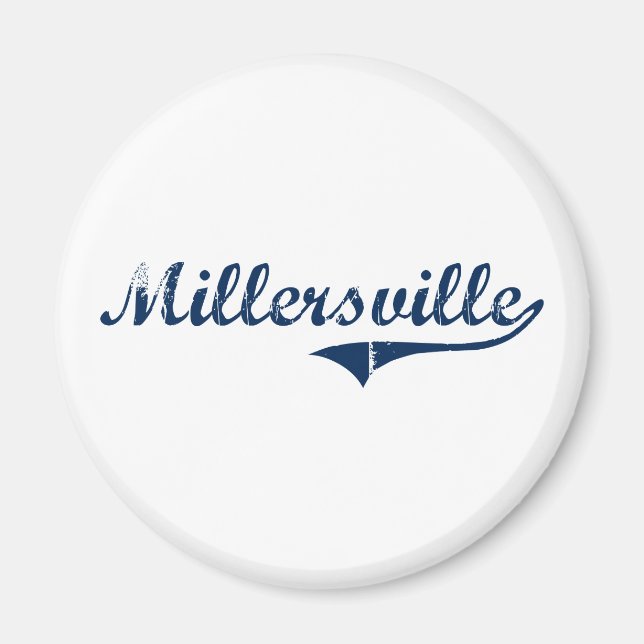 Imán Diseño clásico de Millersville Pennsylvania (Frente)