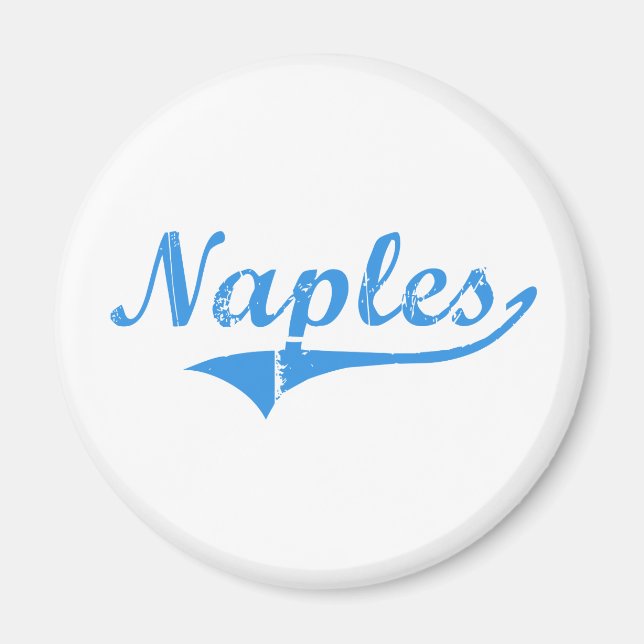 Imán Diseño clásico de Naples Maine (Frente)