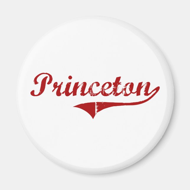 Imán Diseño clásico de Princeton Massachusetts (Frente)