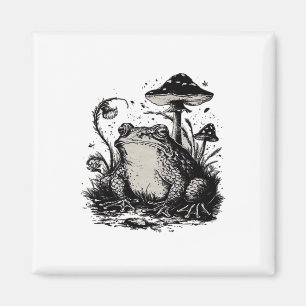Imán Diseño Clásico Mínimo de Rana Goblincore