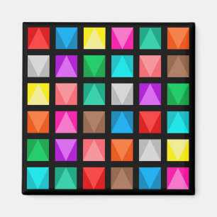 Imán Diseño colorido