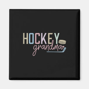 Imán Diseño de abuela de hockey fanáticos adorables del