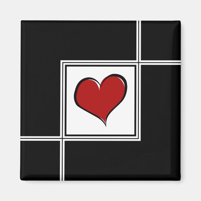 Imán Diseño de amor (Frente)