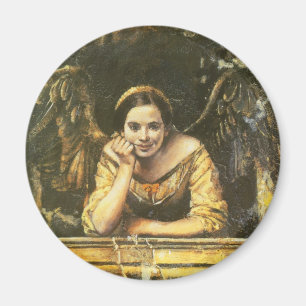 Imán Diseño de ángel renacentista