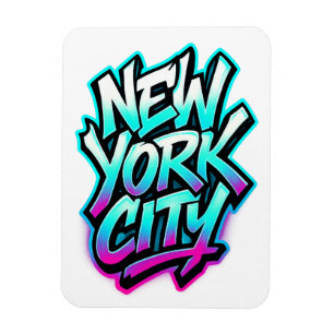 Imán Diseño de arte callejero en Nueva York