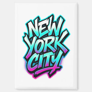 Imán Diseño de arte callejero en Nueva York