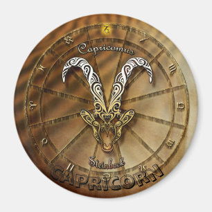 Imán Diseño de astrología zodiacal de Capricornio