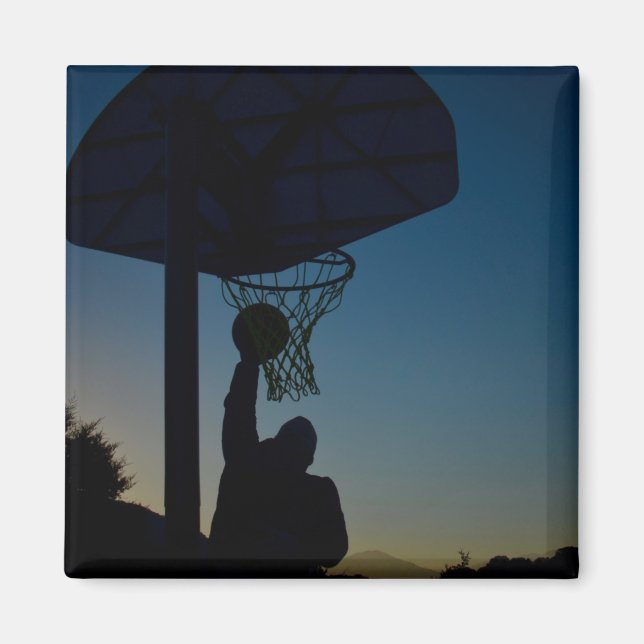 Imán Diseño de baloncesto (Frente)