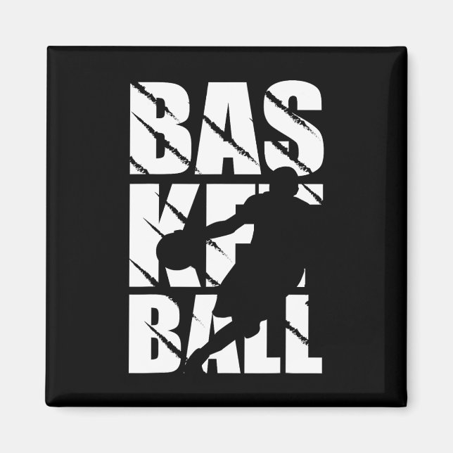 Imán Diseño de baloncesto para jugadores de baloncesto  (Frente)