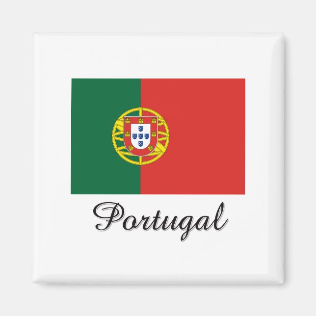 Imán Diseño de bandera de Portugal (Frente)
