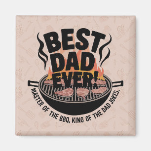 Imán Diseño de Barbacoa para el Mejor Papá del Mundo –