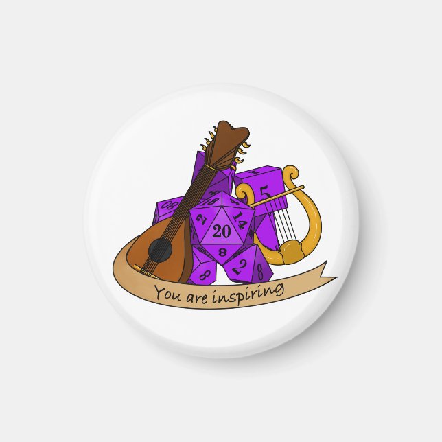Imán Diseño de Bard Dice (Frente)