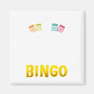 Imán Diseño de Bingo para Hombres Mujeres Bingo Novedad