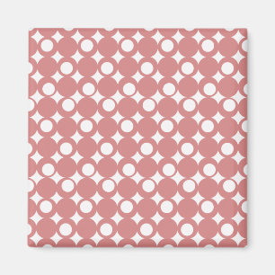 Imán Diseño de bolas de mod rosadas en Emporio Moffa