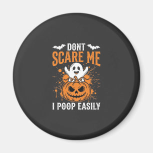 Imán Diseño de calabaza de fantasma de Halloween no me 