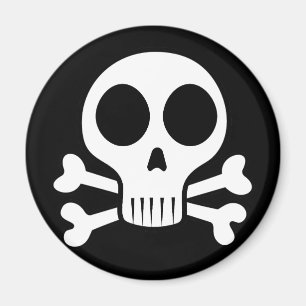 Imán Diseño de calavera pirata