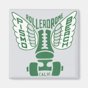 Imán Diseño de California Rollerskate de la playa de
