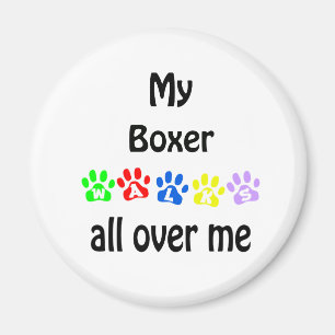 Imán Diseño de caminatas de boxer